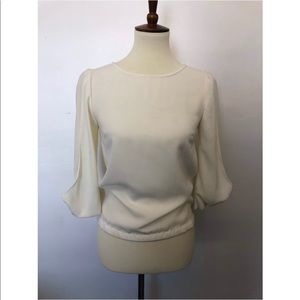 TOPSHOP blouse with zipper detail